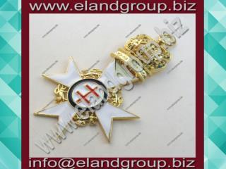 Knights Templar Past Preceptors Collarette Jewel