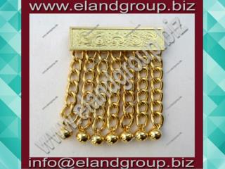 Masonic Apron Chain Tassels Gold Finish