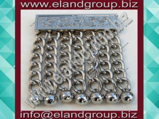 Masonic Apron Chain Tassels Silver Finish