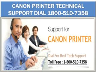 1800-510-7358 Canon Printer Technical Support Phone Number