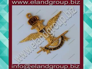 Masonic Scottish Rite 33rd Degree Eagle Collar Jewel Gold Plated