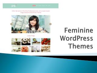 Feminine WordPress Themes
