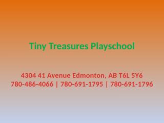 Child Friendly Pre School in Edmonton