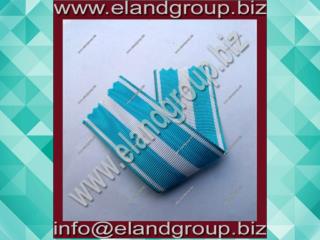 Medal Ribbon Sky Blue & White