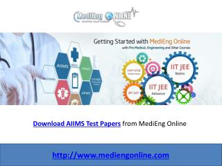 AIIMS Test Papers