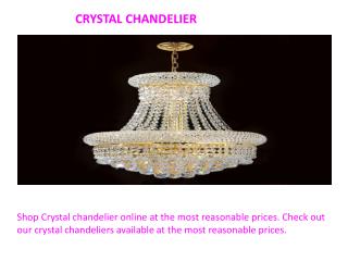 Crystal chandelier