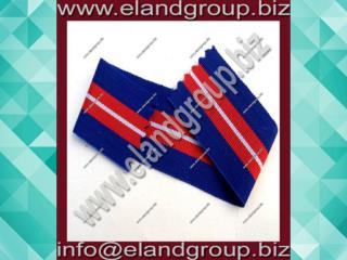 Military Rosette Blue & red Ribbon