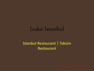 Izaka Istanbul - Bosphorus Turkish Restaurant