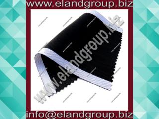 Black With White Edges Moire Ribbon