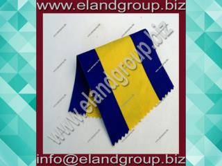 Moire Ribbon Blue & Yellow