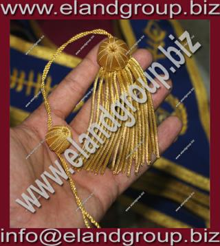 Doctoral Gown Bullion tam Tassels