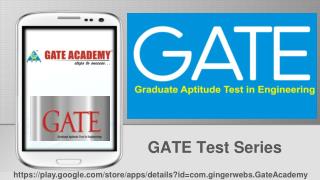 GATE Test Series Preparation App