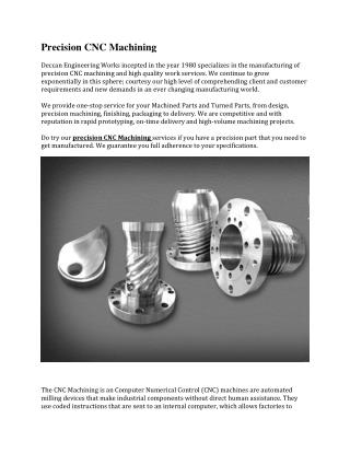 Precision CNC Machining