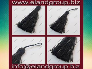Black Silk Key Tassel