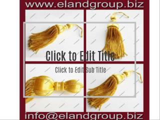 Gold Bullion Tassels