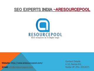 SEO Experts India – AResourcePool