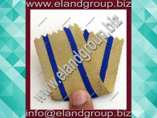 Gold Lace Double Dark Blue Stripe Uniform Army Fancy Military Braid