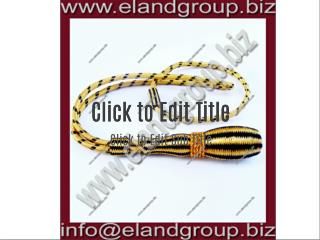 Black & Gold Sword Knot