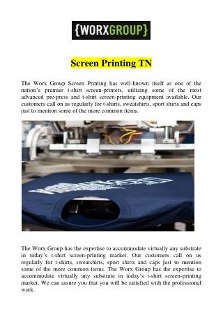 Screen printing tn