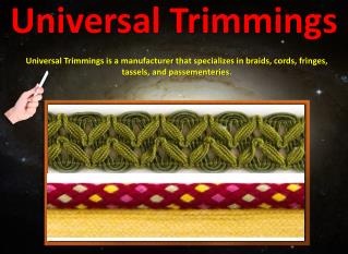 Tassels & Trimmings Manufacturing