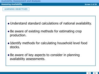 LEARNING OBJECTIVES