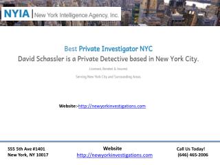 Nyc private investigator