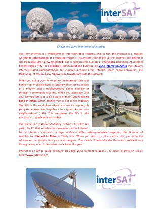 VSAT Internet in Africa