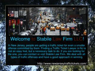 Traffic Ticket Lawyer in NJ
