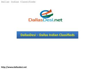 DallasDesi – Dallas Indian Classifieds