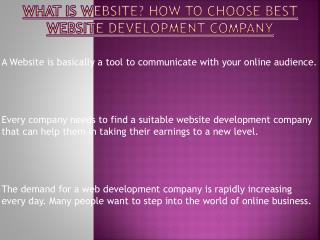 How to Choose Best Website Development Firm