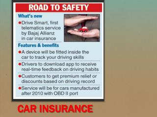 Drive safe for cover comfort