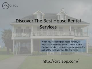 CIRCL | Discover The Best House Rental Services Toronto