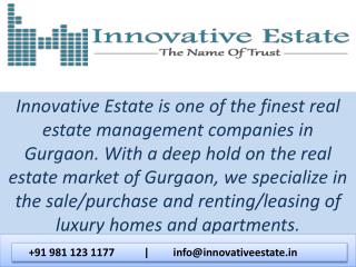 Innovative Estate | Real Estate _ 91-9811-23-1177