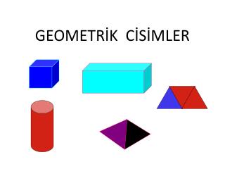 GEOMETRİK CİSİMLER