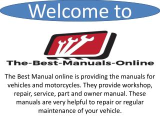 Softail service manual