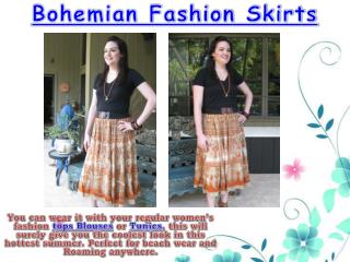 Bohemian Fashion Skirts