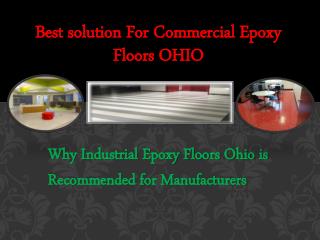Best solution For Commercial Epoxy Floors OHIO