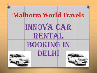 Innova car Rental Delhi
