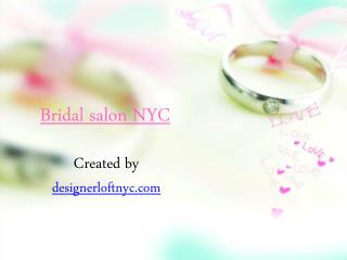 Best Bridal salon nyc