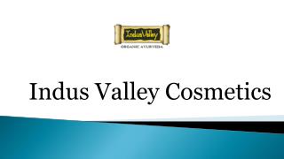 Indus valley Organic beauty Products