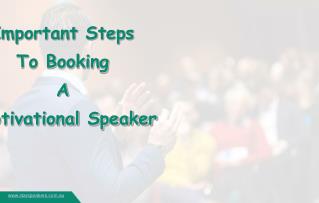 5 Steps To Book A Motivational Speaker