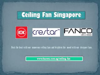 Ceiling Fans Singapore