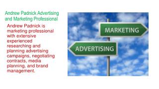 Andrew Padnick Advertising and Marketing Professional