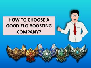 How to Choose a Good Elo Boosting Company ?