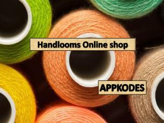 Handloom online shop-appkodes