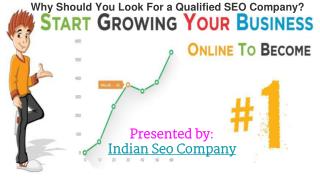 Why should you look for a qualified seo company??