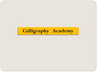Calligraphy Academy