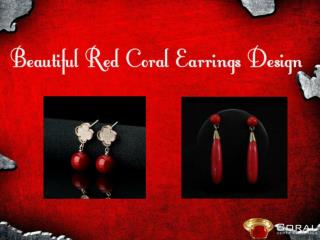 Red Coral Earring Designs