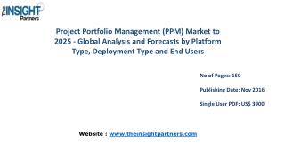 Project Portfolio Management (PPM) Market Forecast & Future Industry Trends to 2025– The Insight Partners