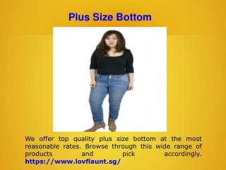 Big Size Ladies Clothes